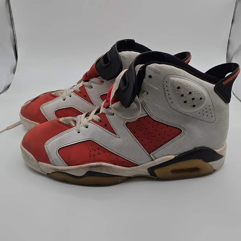 Jordan 6 Retro Gatorade Mens Size 13 White Orange Fair 384664-145 Summit White